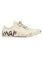 Paris Low Top Graffiti Sneakers