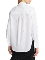 Mainline Embellished Poplin Long-Sleeve Shirt