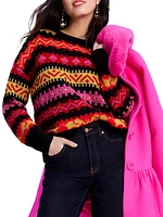 Mainline Carnival Fair Isle Wool-Blend Sweater