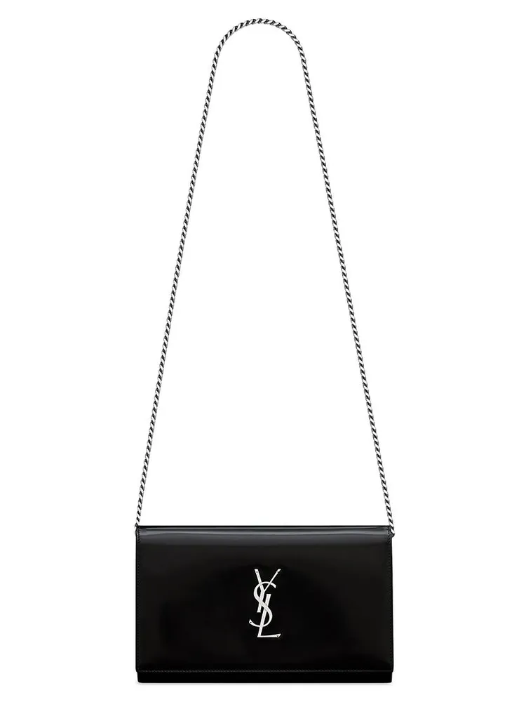 Cassandre Chain Wallet In Shiny Leather