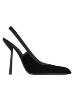 Victoire Slingback Pumps Velvet