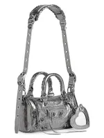 Le Cagole Metallized Mini Duffle Bag