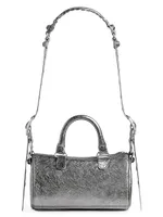 Le Cagole Metallized Mini Duffle Bag
