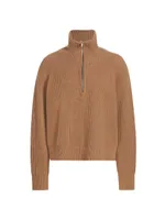 Garza Cashmere Half-Zip Sweater