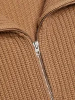 Garza Cashmere Half-Zip Sweater