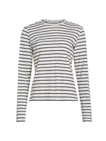 Susana Stripe Long-Sleeve T-Shirt