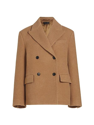 Vianney Double-Breasted Short Coat