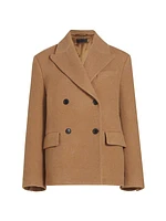 Vianney Double-Breasted Short Coat