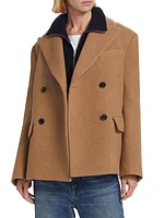 Vianney Double-Breasted Short Coat