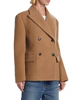 Vianney Double-Breasted Short Coat