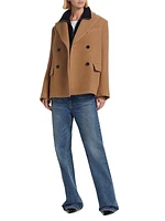 Vianney Double-Breasted Short Coat