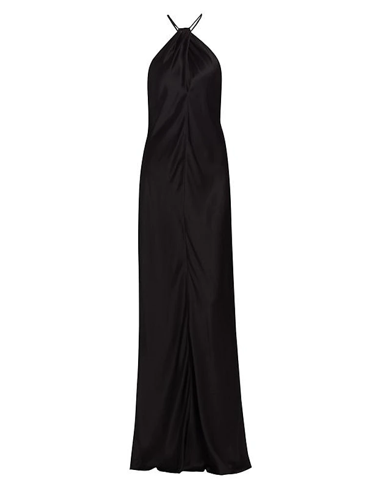 Larissa Silk Halter Gown