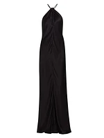 Larissa Silk Halter Gown