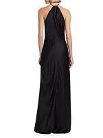 Larissa Silk Halter Gown