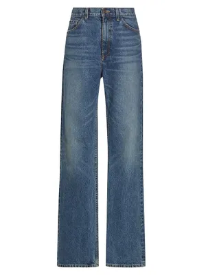 Mitchell High-Rise Straight-Leg Jeans