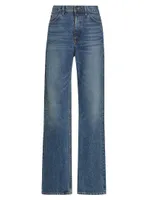 Mitchell High-Rise Straight-Leg Jeans