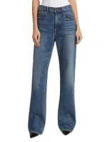 Mitchell High-Rise Straight-Leg Jeans