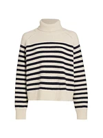 Gideon Stripe Turtleneck Sweater