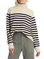 Gideon Stripe Turtleneck Sweater