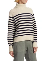 Gideon Stripe Turtleneck Sweater