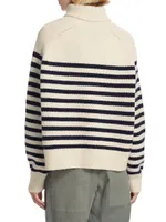 Gideon Stripe Turtleneck Sweater