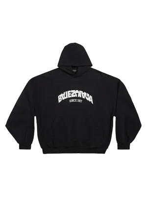 Back Flip Round Oversized Hoodie