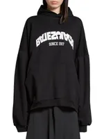 Back Flip Round Oversized Hoodie