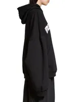 Back Flip Round Oversized Hoodie