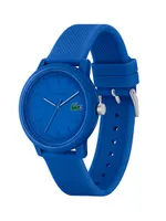 L.12.12 Plastic & Silicone Strap Watch