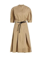 Origami Belted Shirtdress