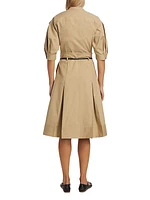 Origami Belted Shirtdress