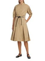 Origami Belted Shirtdress