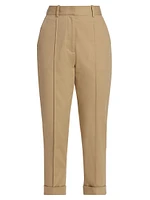 Cropped Carrot Trousers