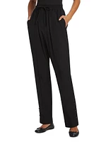 Button-Vent Oversized Pants