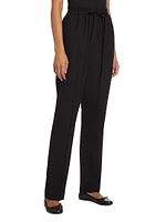 Button-Vent Oversized Pants