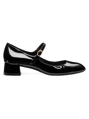 Vivienne 35MM Leather Mary Jane Pumps