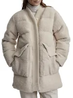 Wynn Sherpa Puffer Coat