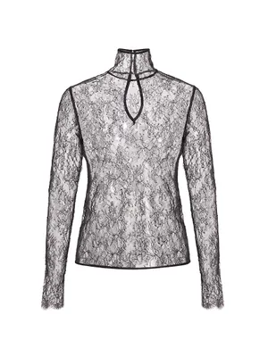 All Over Lace Turtleneck