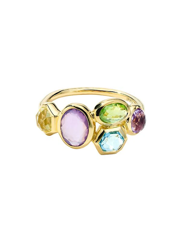 Rock Candy Gelato 18K Yellow Gold & Multi-Gemstone Cluster Ring