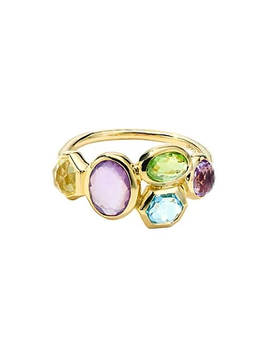 Rock Candy Gelato 18K Yellow Gold & Multi-Gemstone Cluster Ring