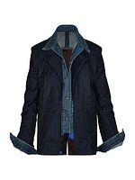 City To Mountain Mix Media Jacket