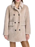 Lamb's Wool Peacoat