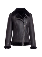 Shearling Biker Jacket