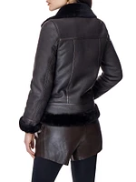 Shearling Biker Jacket