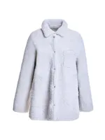 Oversized Shearling Shirt-Jacket