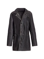 Leather Car Coat