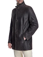 Leather Car Coat