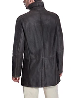 Leather Car Coat