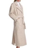 Belted Wool & Alpaca Coat