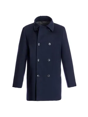 Lined Wool Car Coat